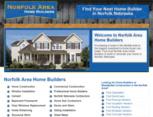 Tablet Screenshot of norfolkareahomebuilders.com